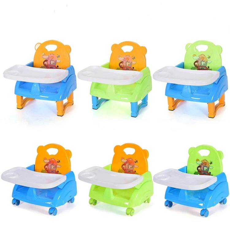 High Quality PP Material Baby High Chair Multifunction Folding Highchair Baby Feeding Chair New Model