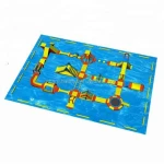 High Quality Sea floating inflatable water play park adult giant water inflatable park equipment for sale