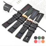 High Quality Silicone Rubber Watch Band Watch Strap 20mm 21mm 22mm for Rolex