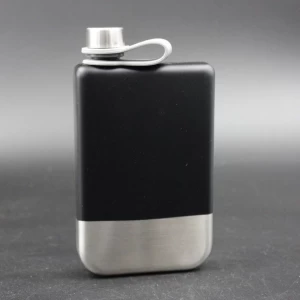 High Quality Stainless Steel 9oz Square Hip Flask