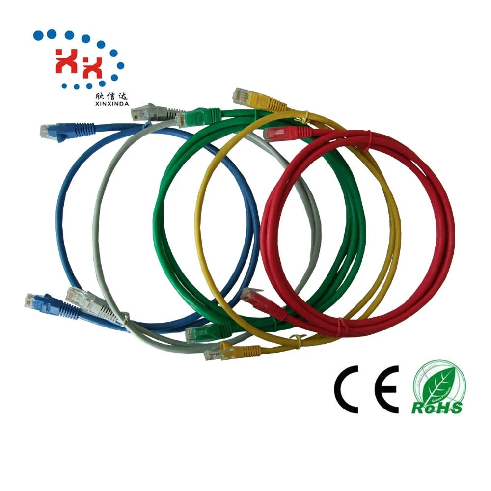 High Quality UTP Cat5e Cat6 Patch Cord Cable RJ45 Plug Cat6a Network Cable