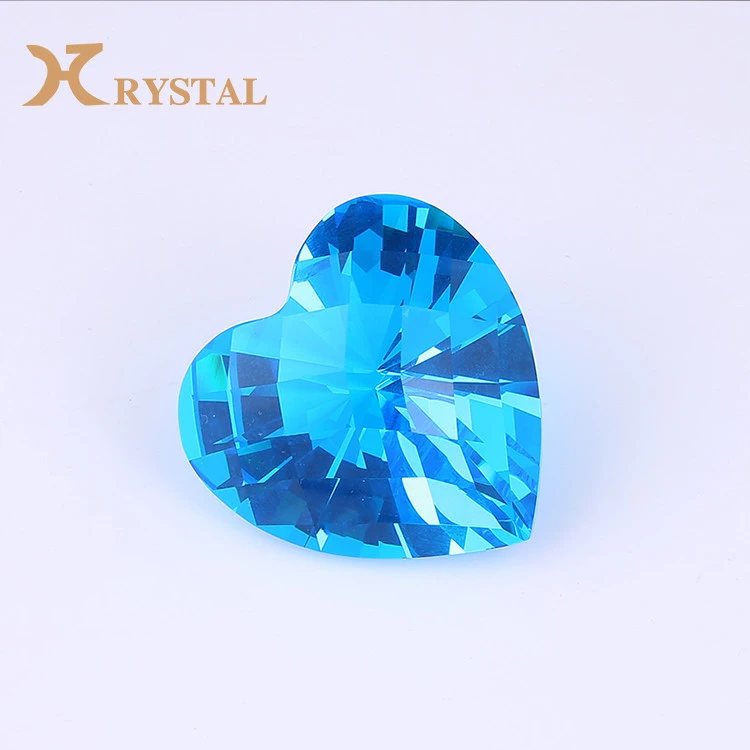 High Quality Wedding Gift Crystal Craft Heart Shape Fancy Colored Diamond