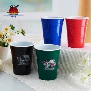 High quality wholesale cheap colorful 480ml reusable custom print pp coffee plastic cup for sale