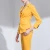 Import high quality wholesale OEM Custom label yellow fashion female lady office work wear women three piece business suit from China