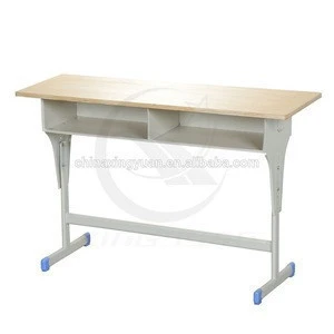 High quality with competitive price double students desk and chair school sets, school furniture