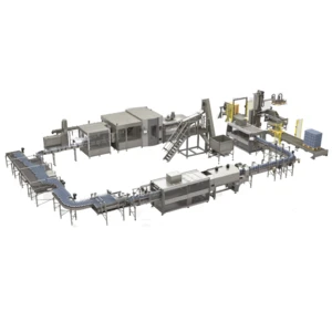 High speed high quality bottled water filling and packaging line for mineral water