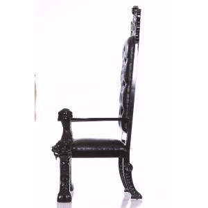 High USA Quality Wooden Throne Chair Furniture King Solomon Lion