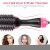 Import Hight Quality Hair Brush Flat Iron Electric Comb One Step Hair Dryer Fast Hair Straightener Brush Hot Air Brush from China