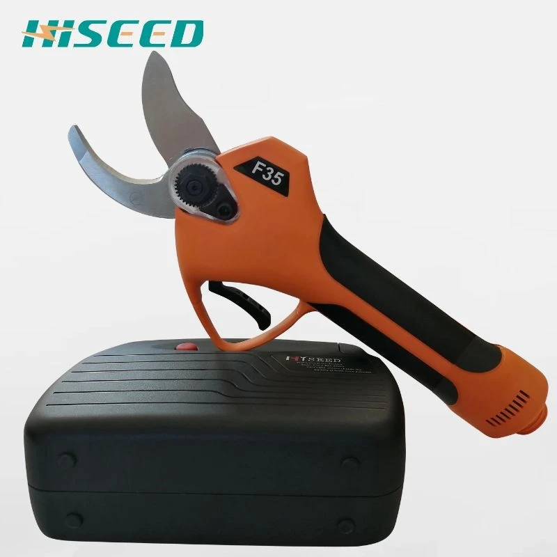 Hiseed 100-240V AC,50-60Hz 35mm Electric Gardening Scissors Electric Pruning Shear for Tree Branch Cutting Pruners