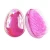 Import Holographic Crystal Iridescent Colorful Glitter Egg shape Detangling Hair Brush from China