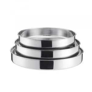 Home best selling DIY tool round baking plate stainless steel cake pan