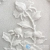 home decoration peony carved stone marble flower wall relief for landscape and square customize peony sculpture