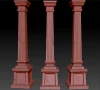 Home Decoration Roman Pillar Natural Marble Column For Sale
