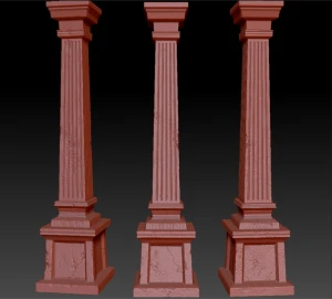 Home Decoration Roman Pillar Natural Marble Column For Sale
