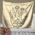 Home Textile Indian Vintage Sun And Moon Tarot Card Tapestry For Wall Hanging