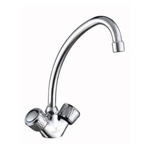 Hot &amp; Cold chrome finished polished kitchen mixer faucets