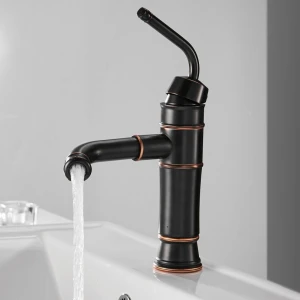 Hot And Cold Water Mixer Household Bathroom Sink Tap Single Handle Basin Faucet