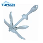 Hot dip galvanized marine hardware ship boat Grapnel Anchor B Type