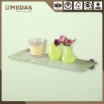 Hot Popular Best Selling bathroom Glass Corner Shelf