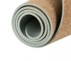 Hot Promotional Anti-slip Eco and skin friendly Cork Natural Rubber Yoga Mat in factory wholesale