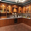 Hot sale 2020 new model solid wood kitchen cabinet designs
