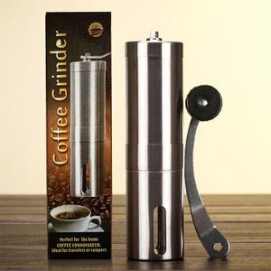 Hot sale Convenient Stainless Steel Manual Coffee Grinder ,Coffee Machine Portable Coffee Mill idea for home and travel