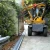 Hot sale four wheel highway guardrail truck mounted pile driver