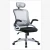 Import Hot Sale high back mesh office reclining office chair with arms and wheels from China
