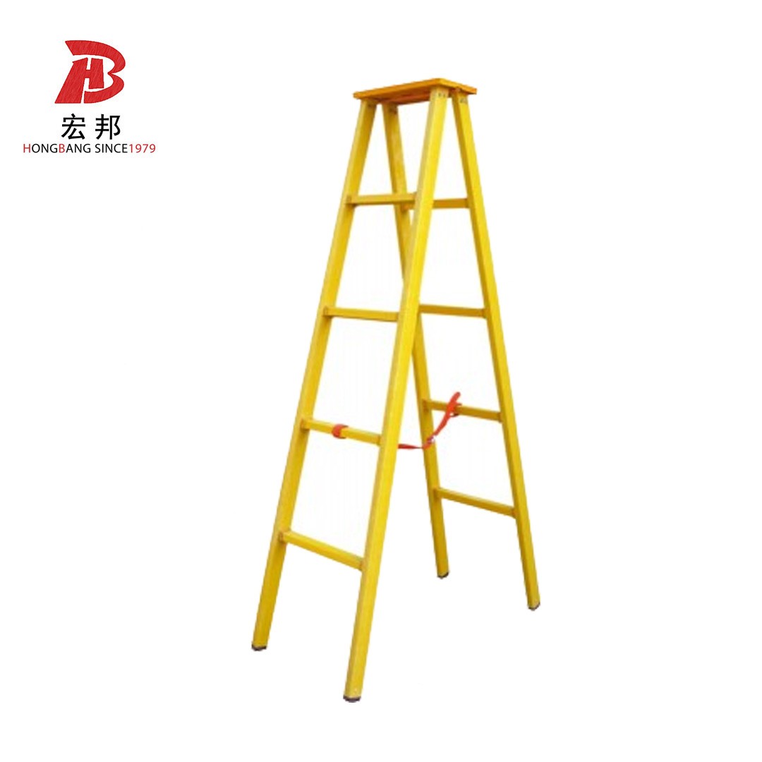 Hot sale lightweight fiberglass telescopic step ladder  frp safety ladders Fiberglass extension ladder