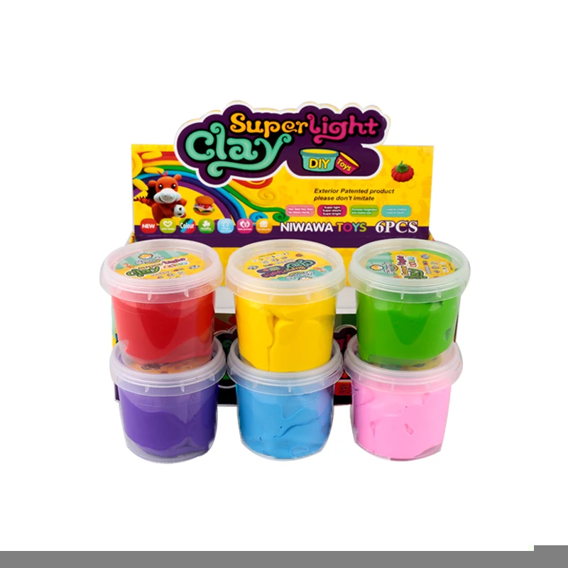 Hot Sale Modeling Super Light Clay Playdough sets Plasticine For Kids