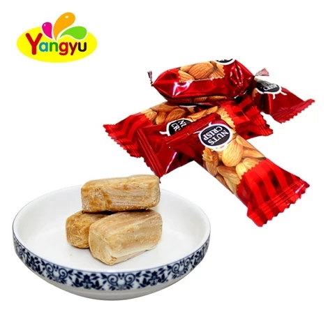 Hot Sale Nuts Delicious nutty pastry cushions candy Hard candy