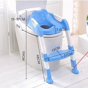 Hot sale Personalized Design High Quality Folding training baby toilet seat with ladder