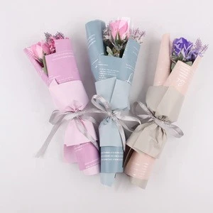 Hot sale printing flower bouquet wrapping paper for flowers gifts wholesale