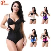 Hot Sale Products Pink Body Shaper Slim Fat Burning Waist Trainer Private Label Strong Steel Boned Slim Waist Product For Women