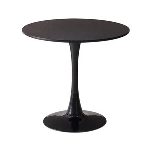 Hot sale round white  top metal base Dining Table China Supplier