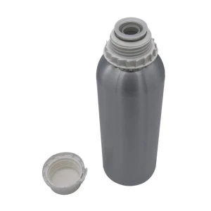 Hot Sale Silver Cosmetic Aluminum  Metal Essential Oil Bottle
