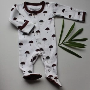 Hot sales eco friendly organic baby bamboo organic cotton baby sleepsuit,baby bamboo clothing,bamboo baby romper