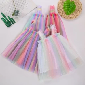 Hot sales newborn tutu skirt party flower dress costume kid birthday tutu dress for kids