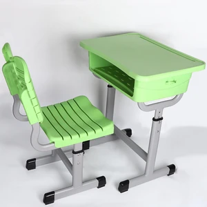 hot sell modern plastic cheap  school desk and chair