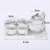 Import Hot sell porcelain pure white ceramic coffee cup and saucer customizable porcelain coffee tea set china tea pot set price from China