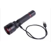 Hot seller Trade Assurance rechargeable Aluminum Zoom Torch LED Flashlight