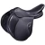 Import Hot selling black leather horse riding saddle/dressage saddle from Pakistan