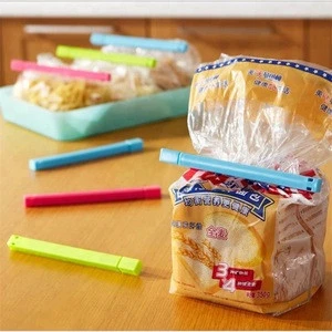 Hot selling colorful reusable household promotional food bag clip