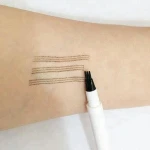 Hot selling eyebrow tattoo pen 3 tips 4tips brow pen