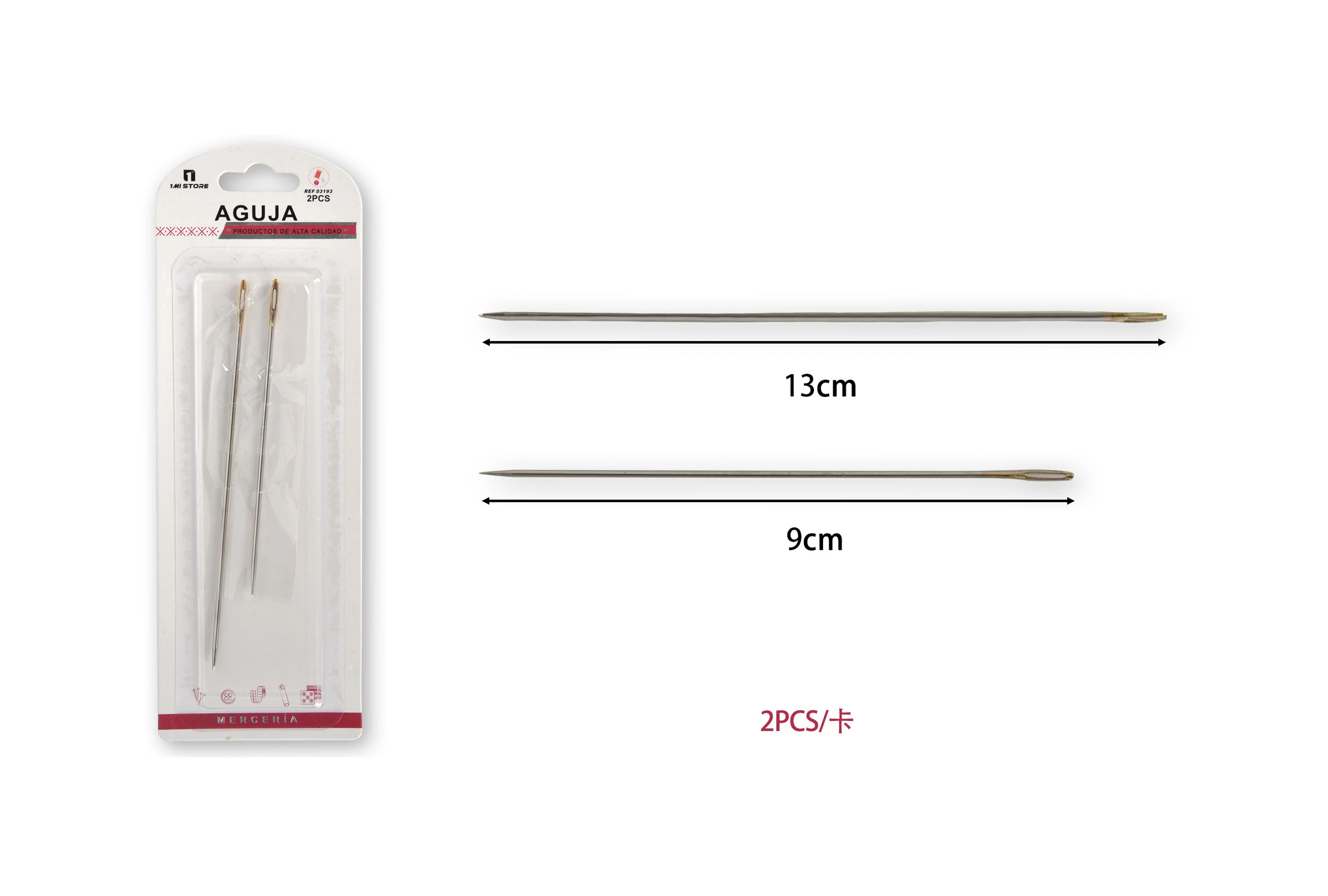 Hot selling Hand Sewing Needles Assorted Size Stainless Steel Blunt Embroidery Sewing Needles