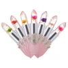 hot selling Lip Stick Jelly Flower Transparent Color Changing Lipstick Long Lasting With 6 Colors Flowers