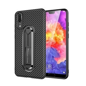 Hot Selling Products Black Anti-Shock Carbon Fiber For Huawei P Smart P20 2019 Case