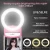 Import hot selling selfie ring light 64 LED Rechargeable MK01 Flash Selfie Light for mobile phone from China