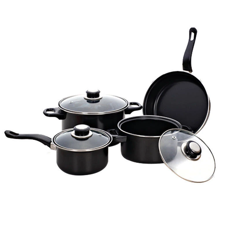 Hot selling seven-piece 13-piece cookware wok pan small frying pan soup pot spatula set