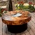 Import Hot Selling1/4 Inch  Fire Pit  Glass In  Propane Gas For Garden Fireplace from China